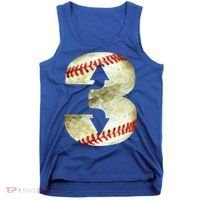 3 Up 3 Down Three Up Three Down Baseball Softball Player Gift Tank Top thumb 0