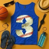 3 Up 3 Down Three Up Three Down Baseball Softball Player Gift Tank Top thumb 4