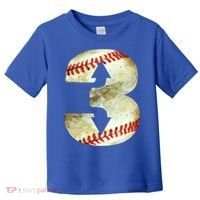 3 Up 3 Down Three Up Three Down Baseball Softball Player Gift Toddler T-Shirt thumb 0