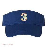 3 Up 3 Down Three Up Three Down Baseball Softball Player Gift Visor thumb 0