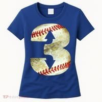 3 Up 3 Down Three Up Three Down Baseball Softball Player Gift Women's T-Shirt thumb 0