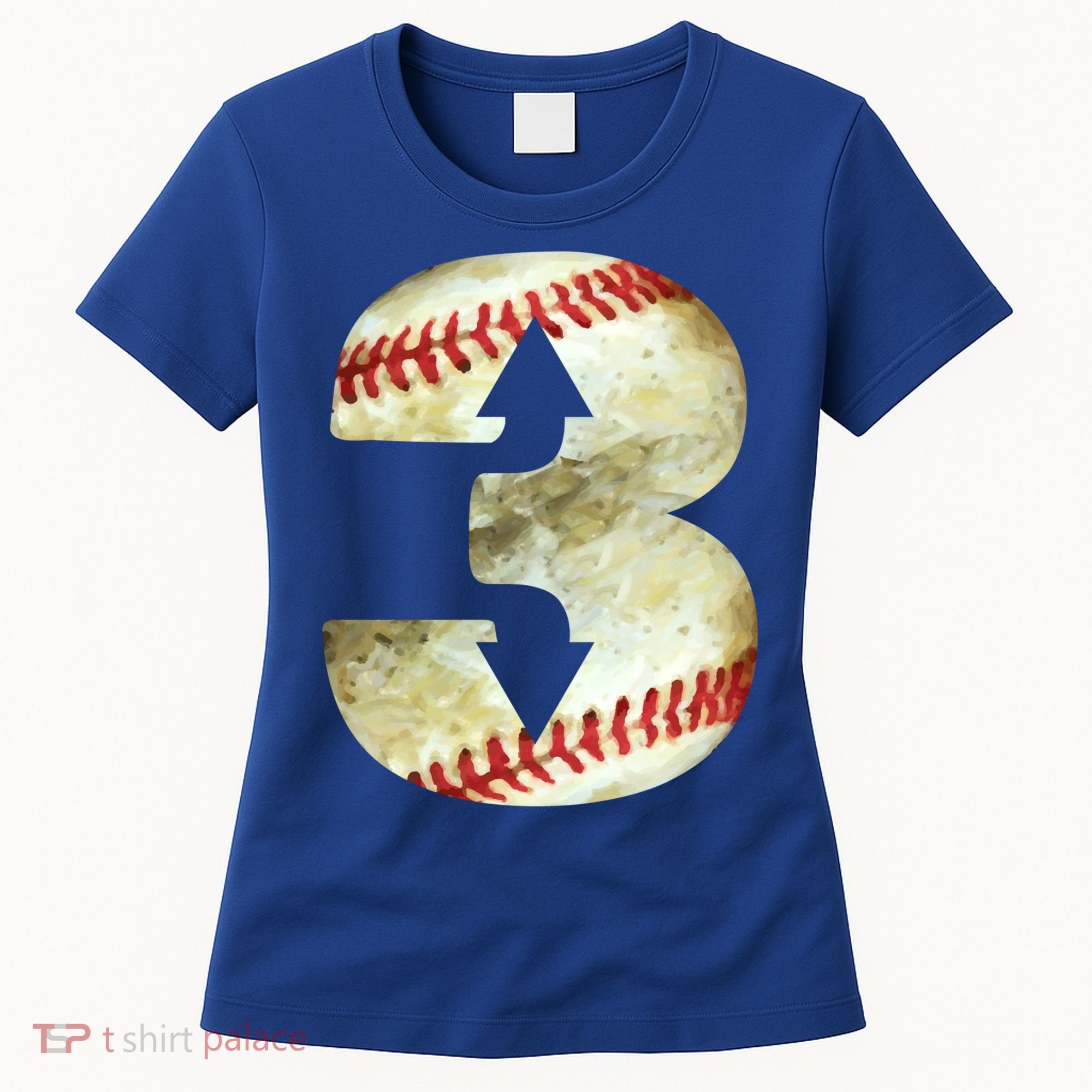 3 Up 3 Down Three Up Three Down Baseball Softball Player Gift Women's T-Shirt