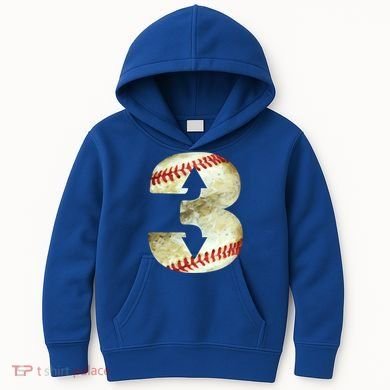 3 Up 3 Down Three Up Three Down Baseball Softball Player Gift Kids Hoodie