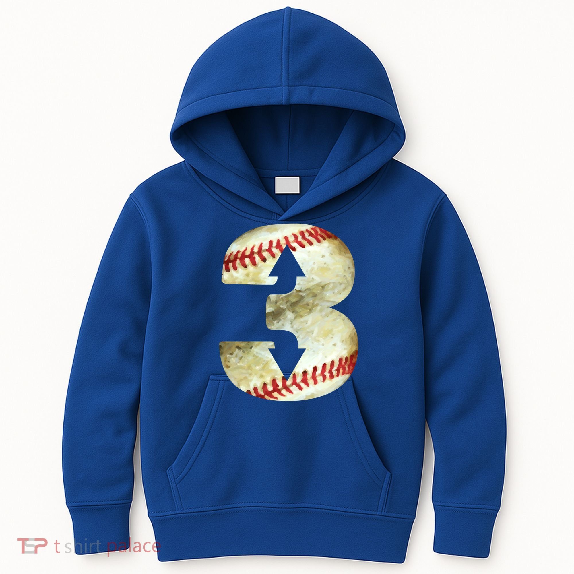 3 Up 3 Down Three Up Three Down Baseball Softball Player Gift Kids Hoodie