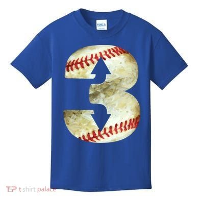 3 Up 3 Down Three Up Three Down Baseball Softball Player Gift Kids T-Shirt