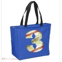 3 Up 3 Down Three Up Three Down Baseball Softball Player Gift Tote Bag thumb 2