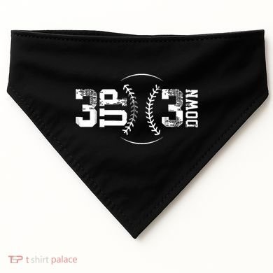 3 Up 3 Down Three Up Three Down Baseball USA-Made Doggie Bandana