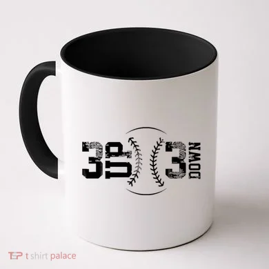 3 Up 3 Down Three Up Three Down Baseball Coffee Mug