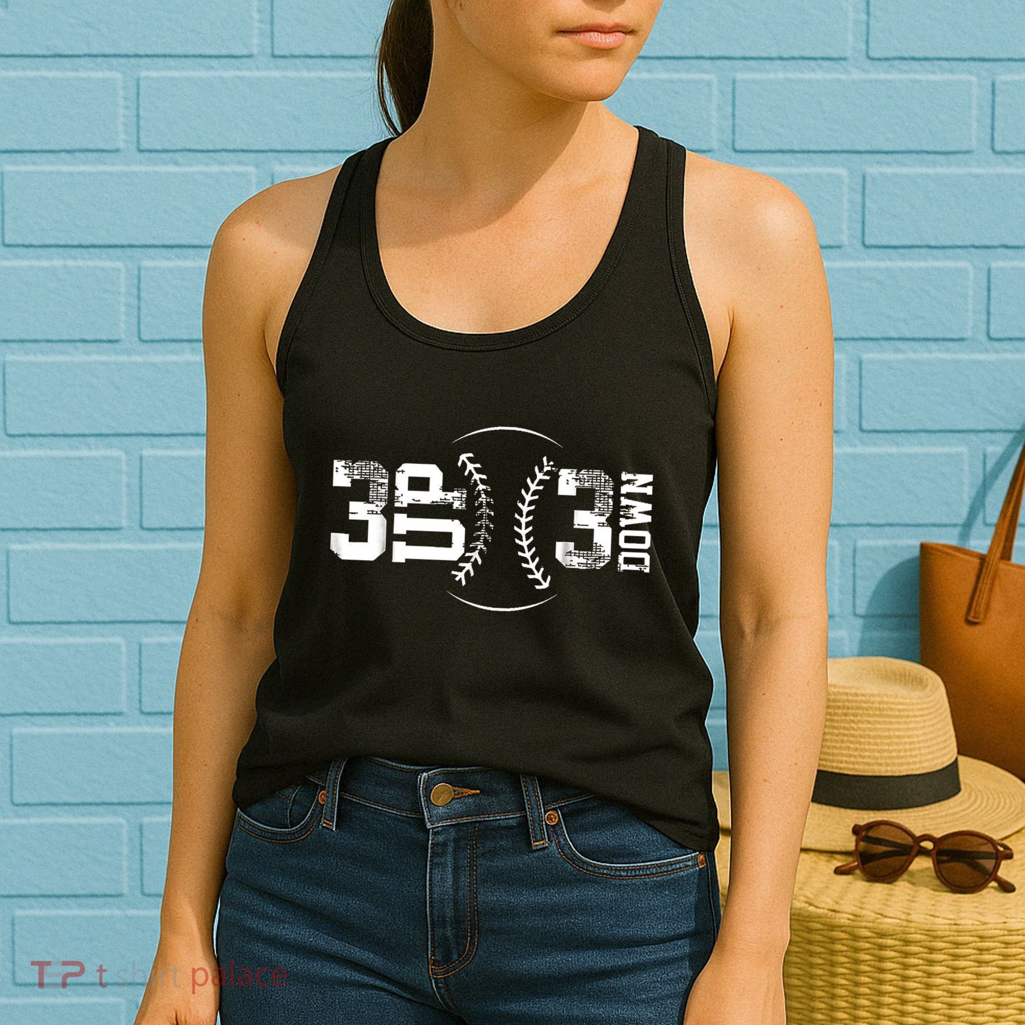 3 Up 3 Down Three Up Three Down Baseball Women's Tank Top