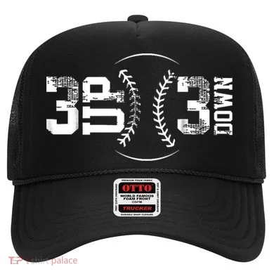 3 Up 3 Down Three Up Three Down Baseball Hat