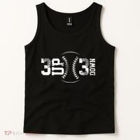 3 Up 3 Down Three Up Three Down Baseball Tank Top thumb 2