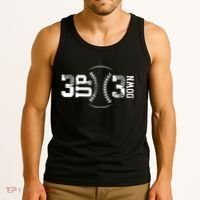 3 Up 3 Down Three Up Three Down Baseball Tank Top thumb 3