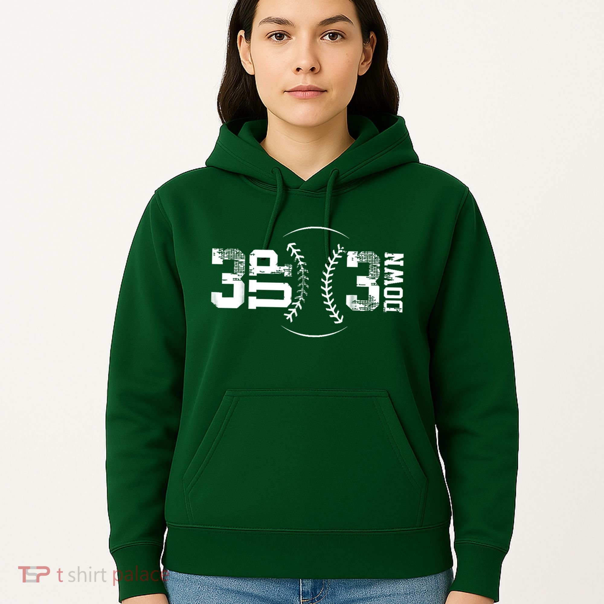 3 Up 3 Down Three Up Three Down Baseball Hoodie