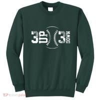 3 Up 3 Down Three Up Three Down Baseball Sweatshirt thumb 0