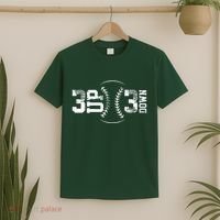 3 Up 3 Down Three Up Three Down Baseball T-Shirt thumb 2