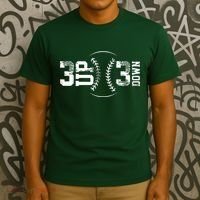 3 Up 3 Down Three Up Three Down Baseball T-Shirt thumb 3