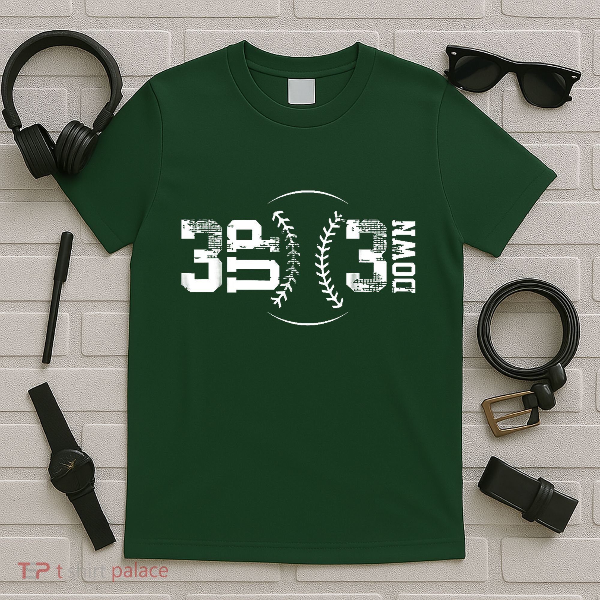 3 Up 3 Down Three Up Three Down Baseball T-Shirt
