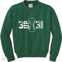 3 Up 3 Down Three Up Three Down Baseball Kids Sweatshirt thumb 0