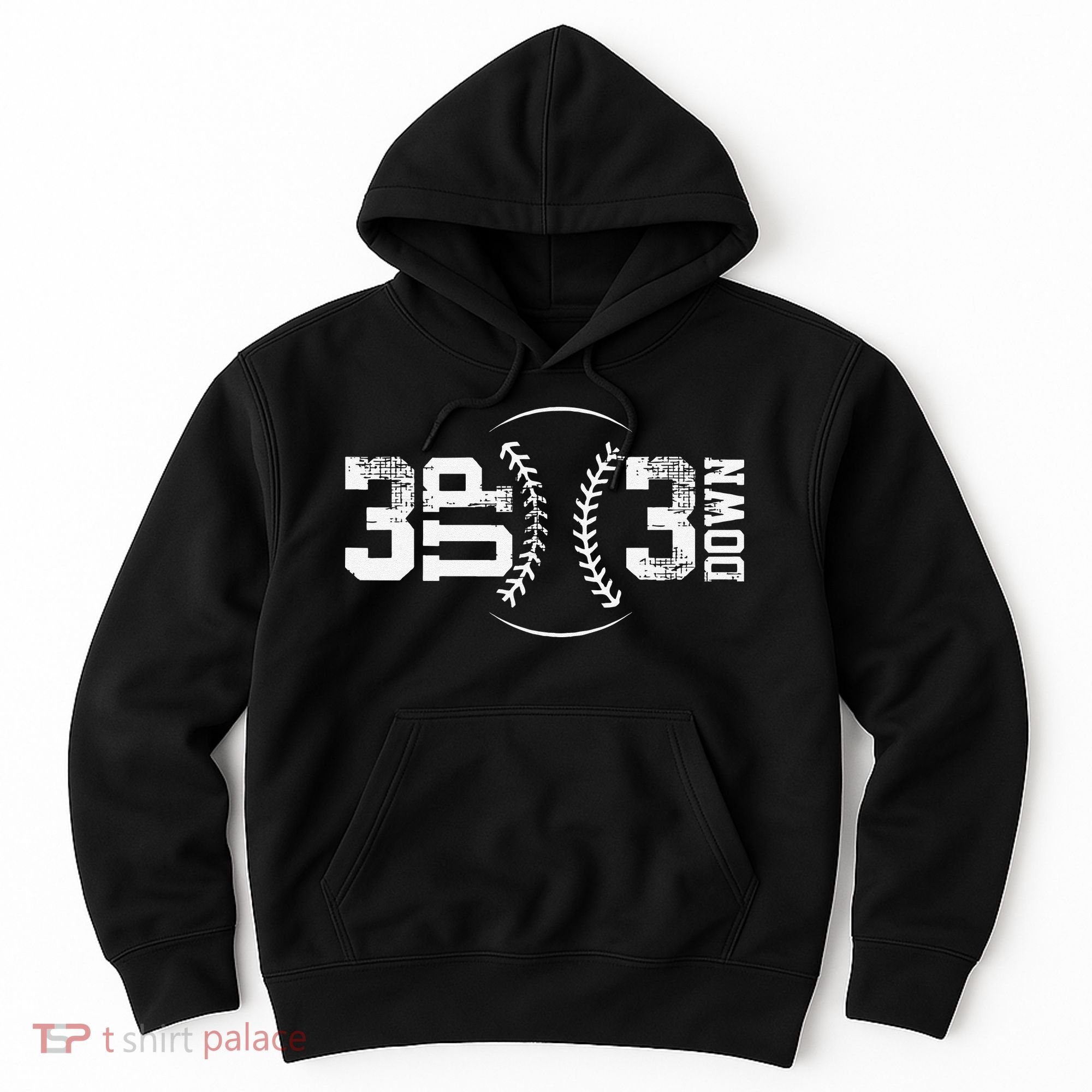 3 Up 3 Down Three Up Three Down Baseball Hoodie