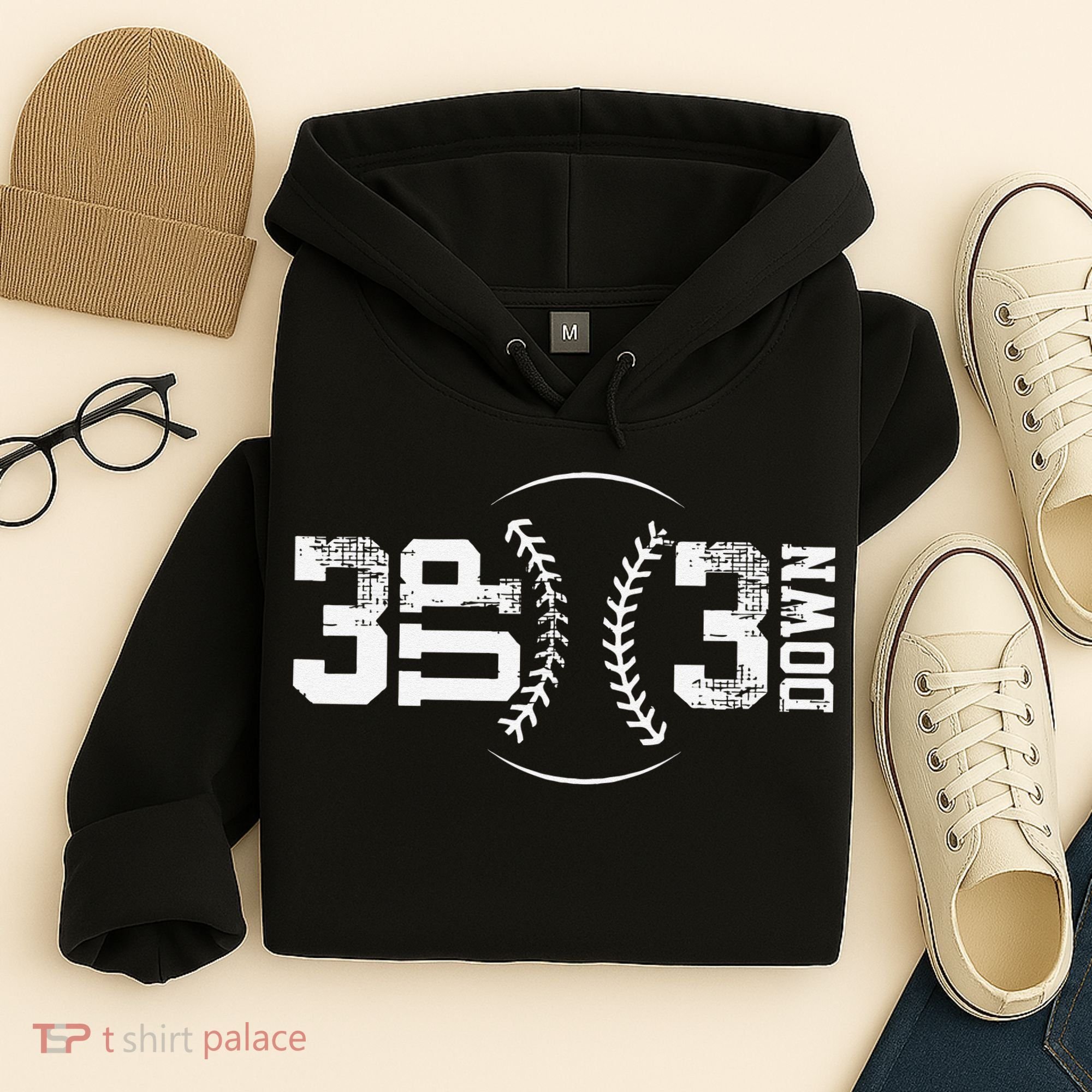 3 Up 3 Down Three Up Three Down Baseball Hoodie