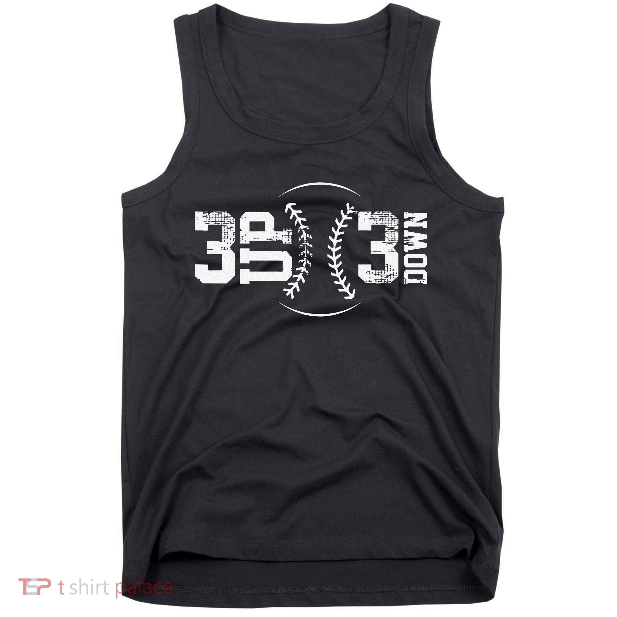 3 Up 3 Down Three Up Three Down Baseball Tank Top