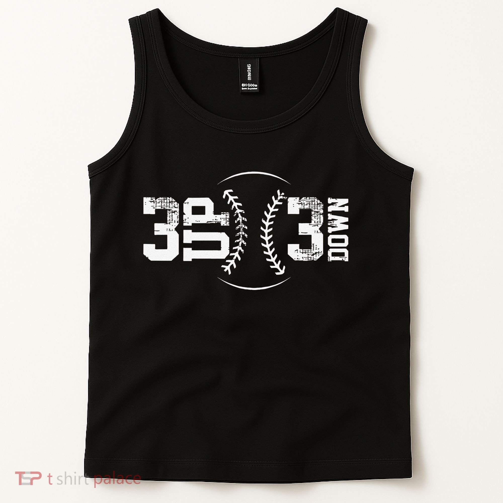 3 Up 3 Down Three Up Three Down Baseball Tank Top