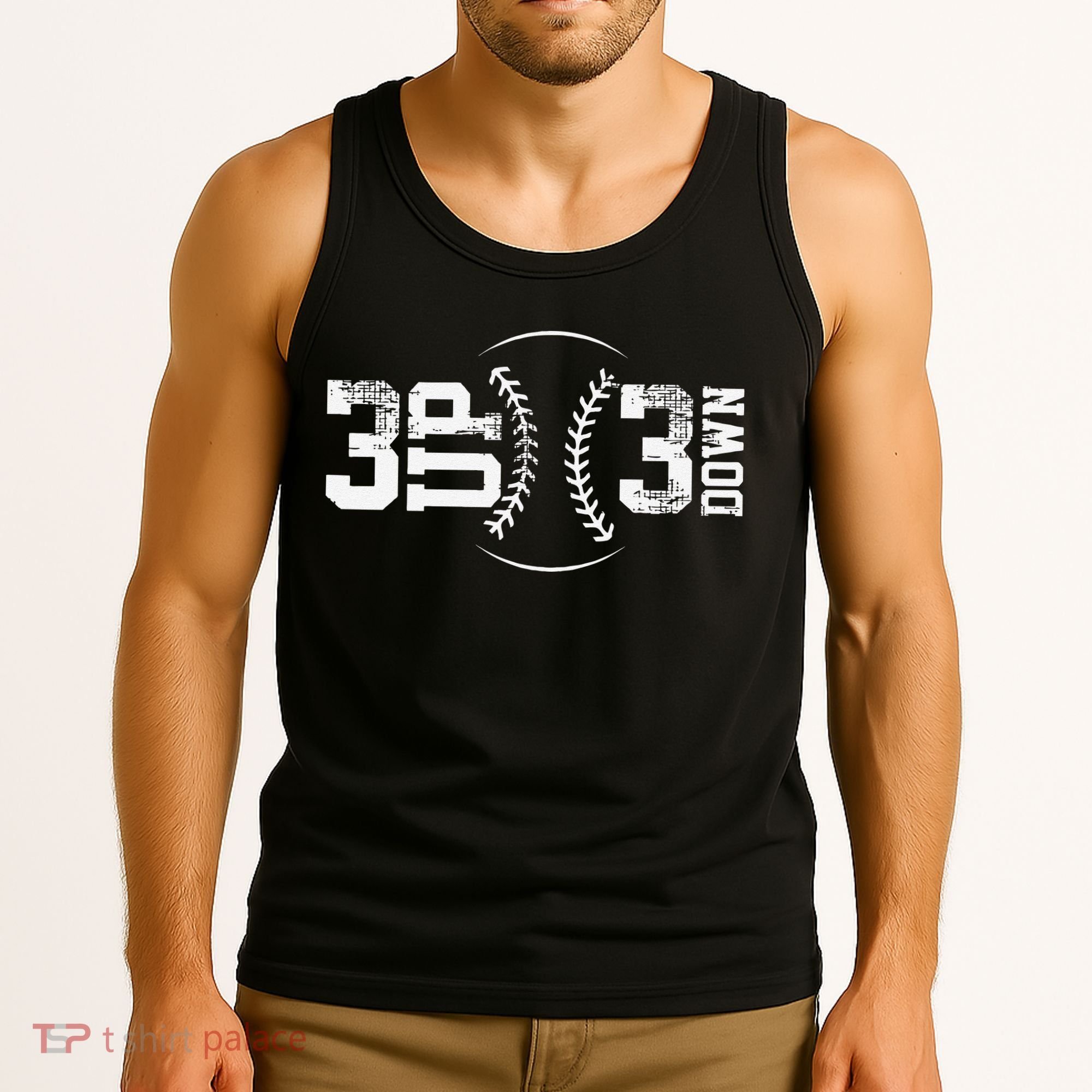 3 Up 3 Down Three Up Three Down Baseball Tank Top