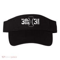3 Up 3 Down Three Up Three Down Baseball Visor thumb 0