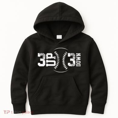 3 Up 3 Down Three Up Three Down Baseball Kids Hoodie