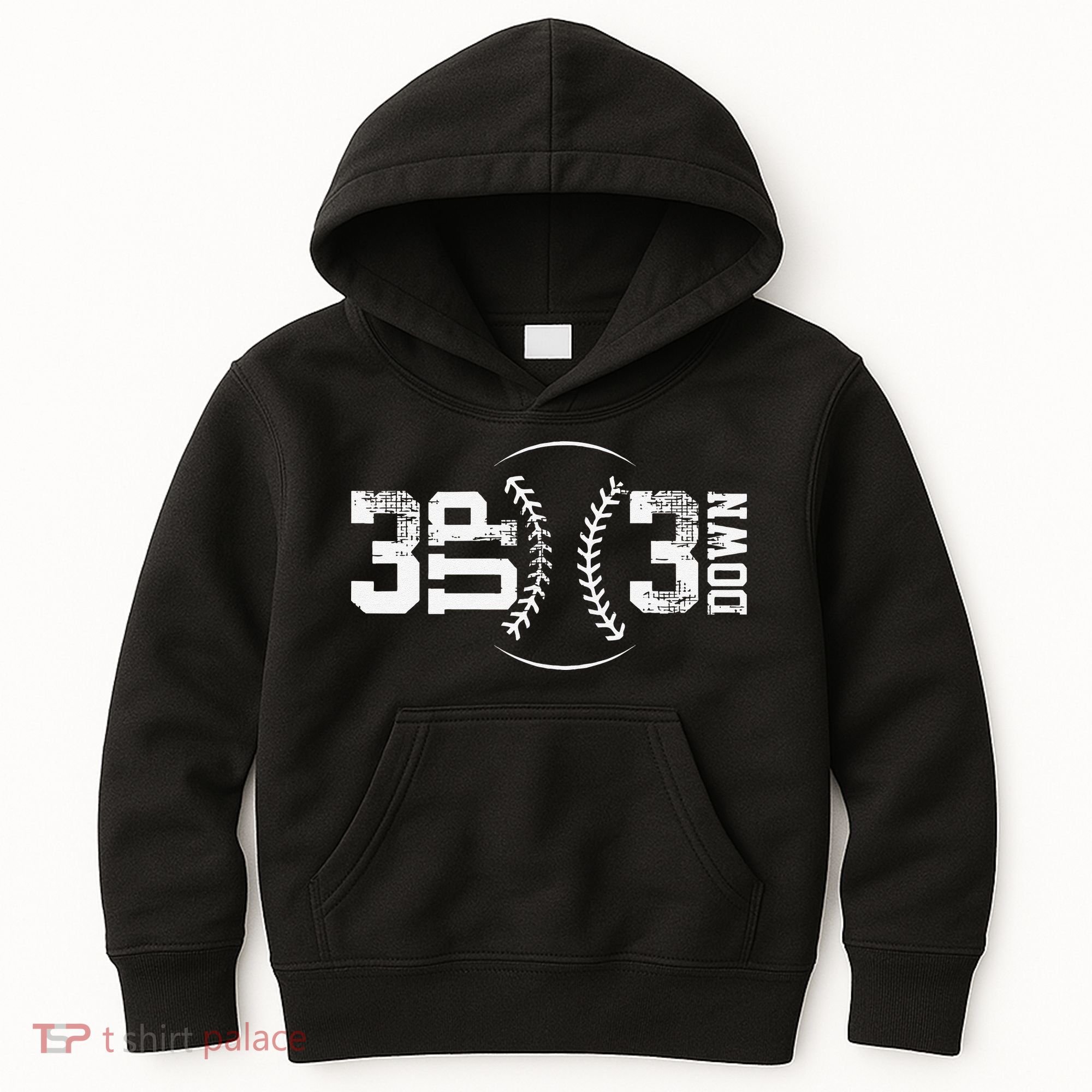 3 Up 3 Down Three Up Three Down Baseball Kids Hoodie
