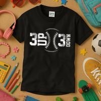 3 Up 3 Down Three Up Three Down Baseball Kids T-Shirt thumb 3