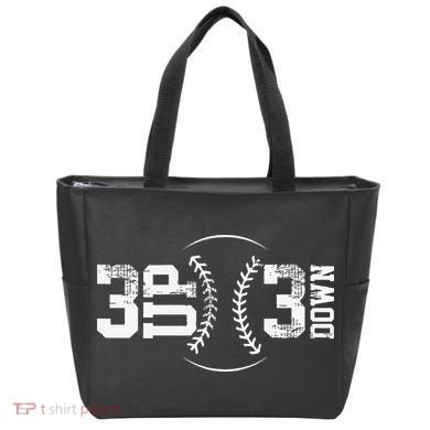 3 Up 3 Down Three Up Three Down Baseball Tote Bag