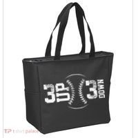 3 Up 3 Down Three Up Three Down Baseball Tote Bag thumb 2