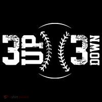 3 UP 3 Down Baseball T-Shirt thumb 7