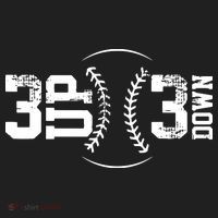 3 UP 3 Down Baseball Hat thumb 2