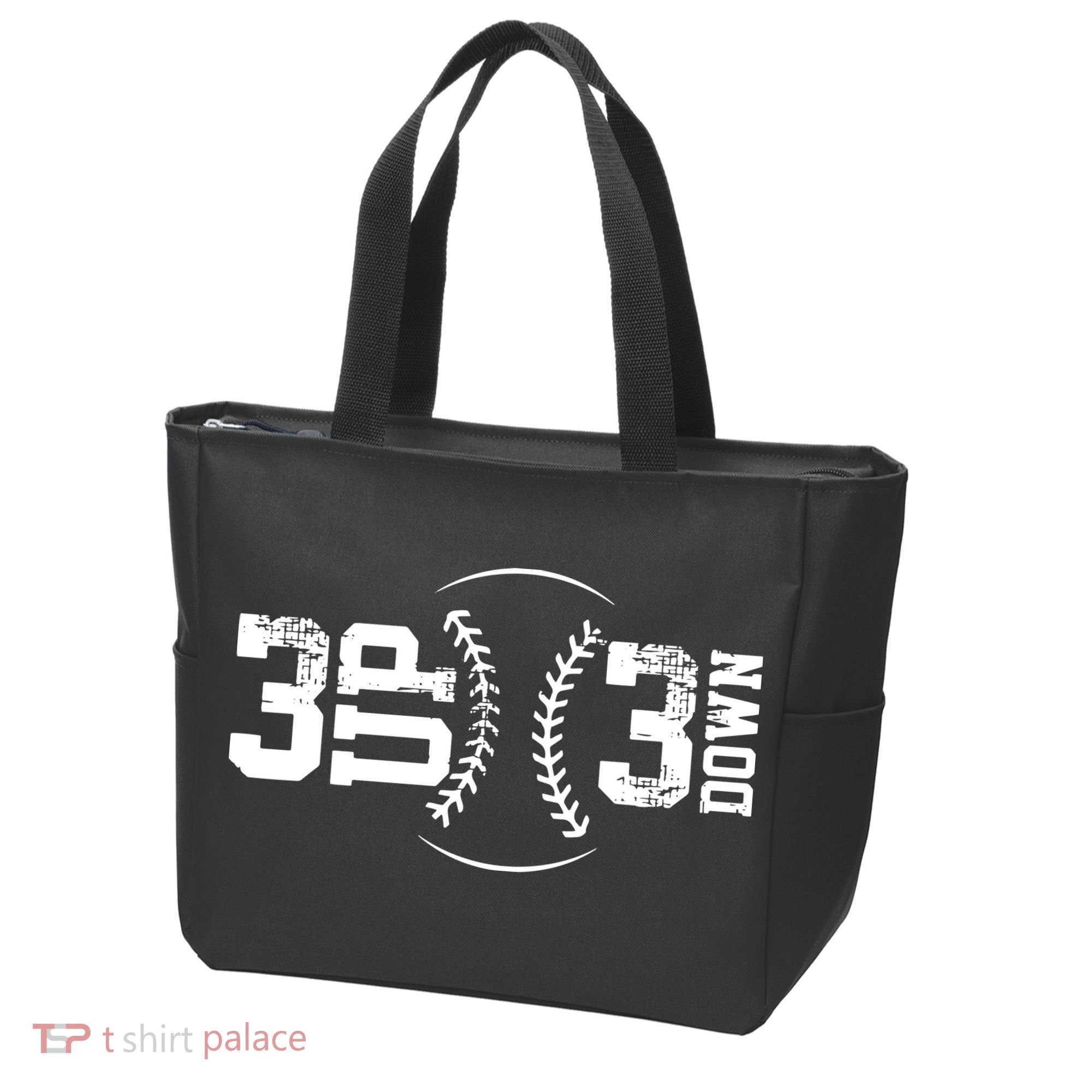 3 UP 3 Down Baseball Tote Bag