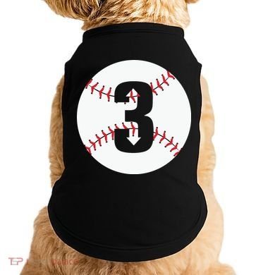 3 UP 3 Down Baseball Gift For Player Sport Team Doggie Tank