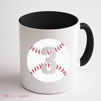 3 UP 3 Down Baseball Gift For Player Sport Team Coffee Mug back