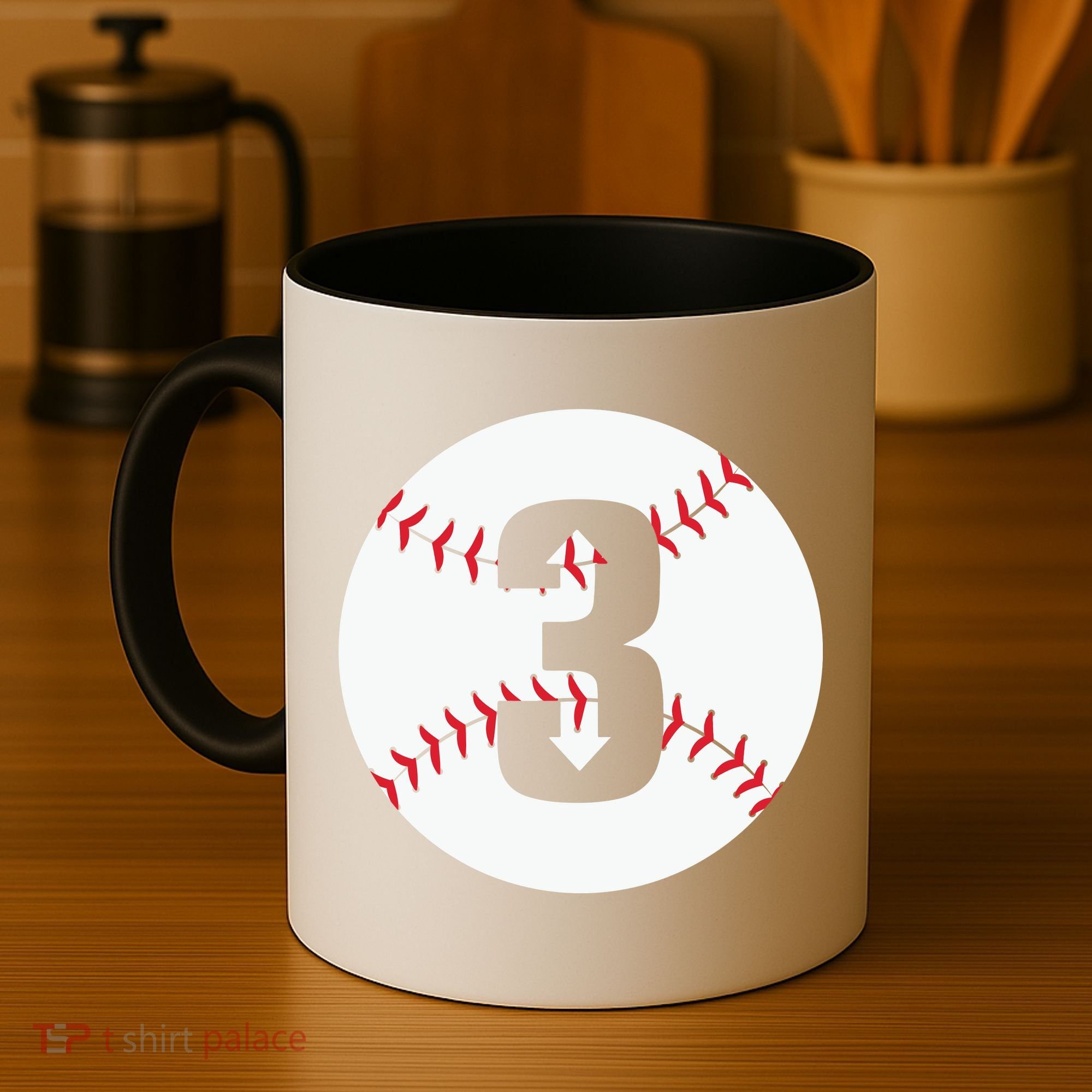 3 UP 3 Down Baseball Gift For Player Sport Team Coffee Mug