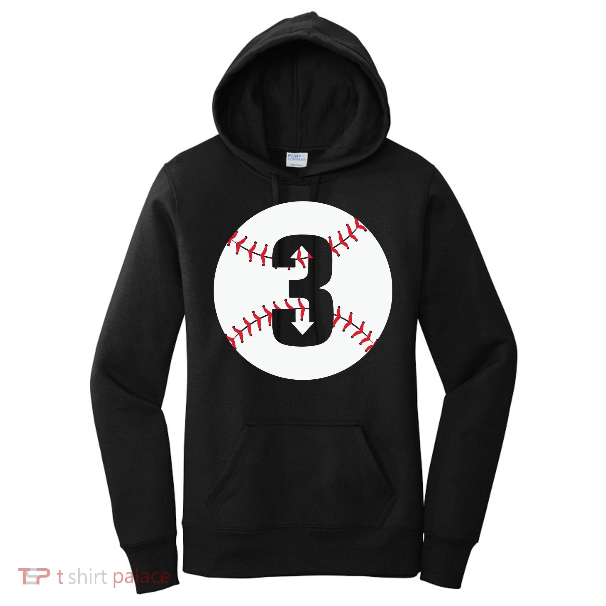 3 UP 3 Down Baseball Gift For Player Sport Team Women's Hoodie