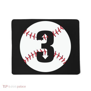 3 UP 3 Down Baseball Gift For Player Sport Team Mousepad