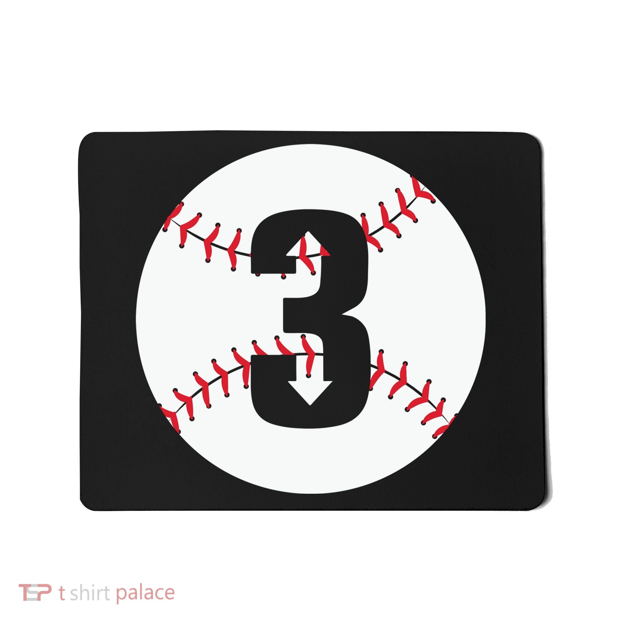 3 UP 3 Down Baseball Gift For Player Sport Team Mousepad
