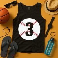 3 UP 3 Down Baseball Gift For Player Sport Team Tank Top thumb 4