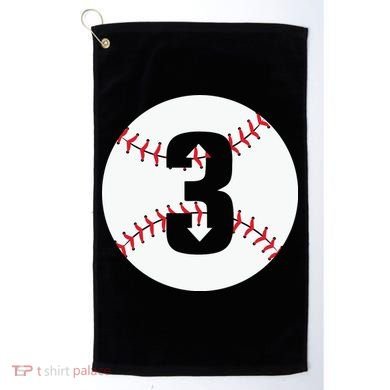 3 UP 3 Down Baseball Gift For Player Sport Team Golf Towel