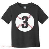 3 UP 3 Down Baseball Gift For Player Sport Team Toddler T-Shirt thumb 0
