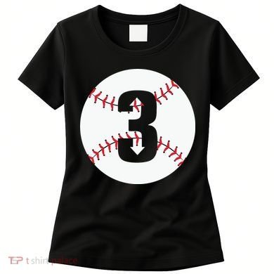 3 UP 3 Down Baseball Gift For Player Sport Team Women's T-Shirt