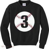 3 UP 3 Down Baseball Gift For Player Sport Team Kids Sweatshirt thumb 0