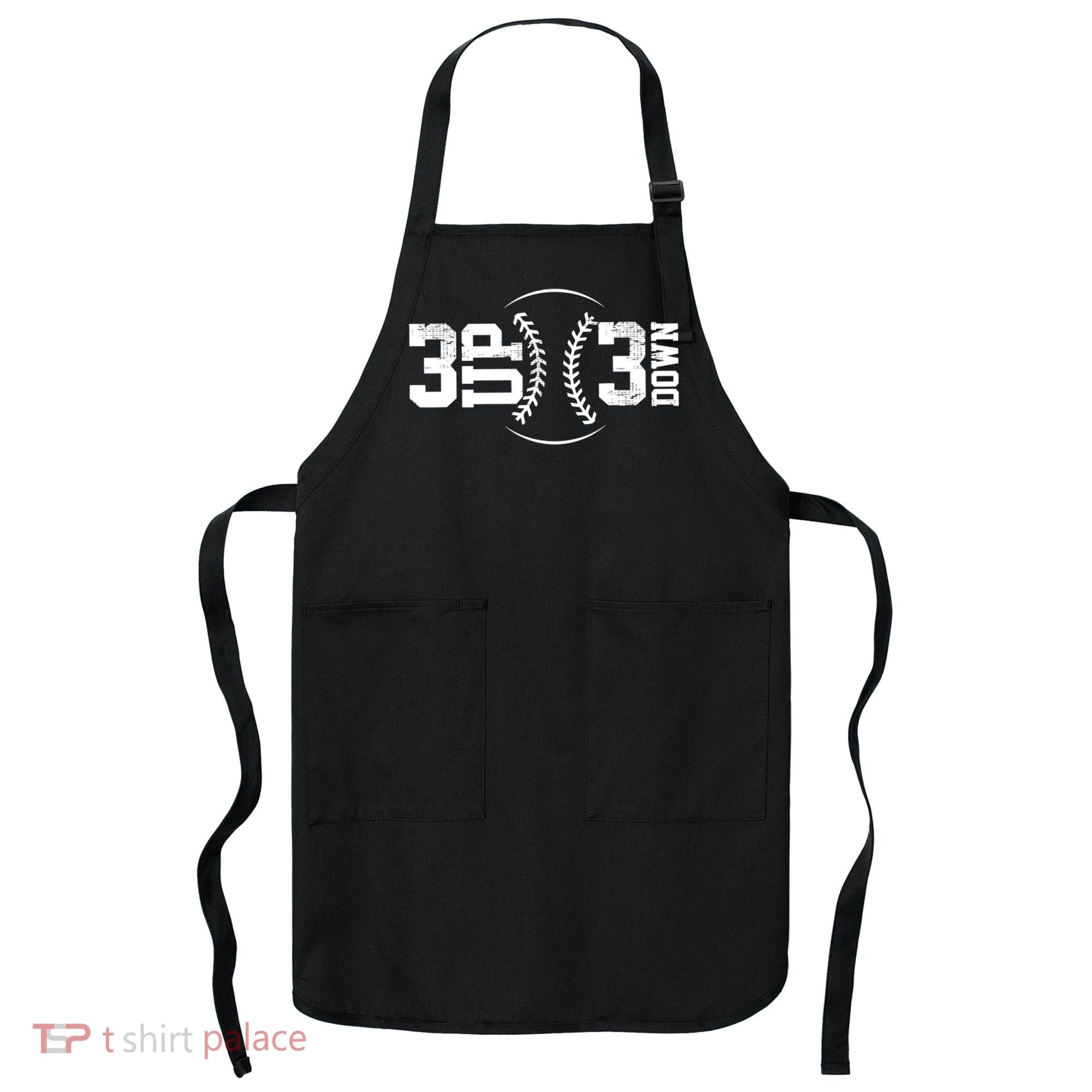 3 UP 3 Down Baseball TShirt TShirt Apron