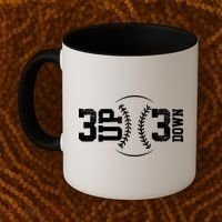 3 UP 3 Down Baseball TShirt TShirt Coffee Mug thumb 2