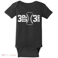 3 UP 3 Down Baseball TShirt TShirt Baby Bodysuit thumb 0